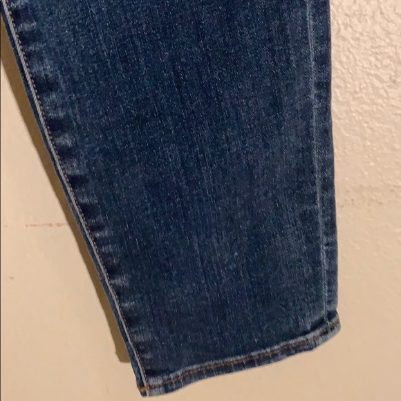 J. CREW stretch dark distressed skinny jeans - Picture 4 of 8